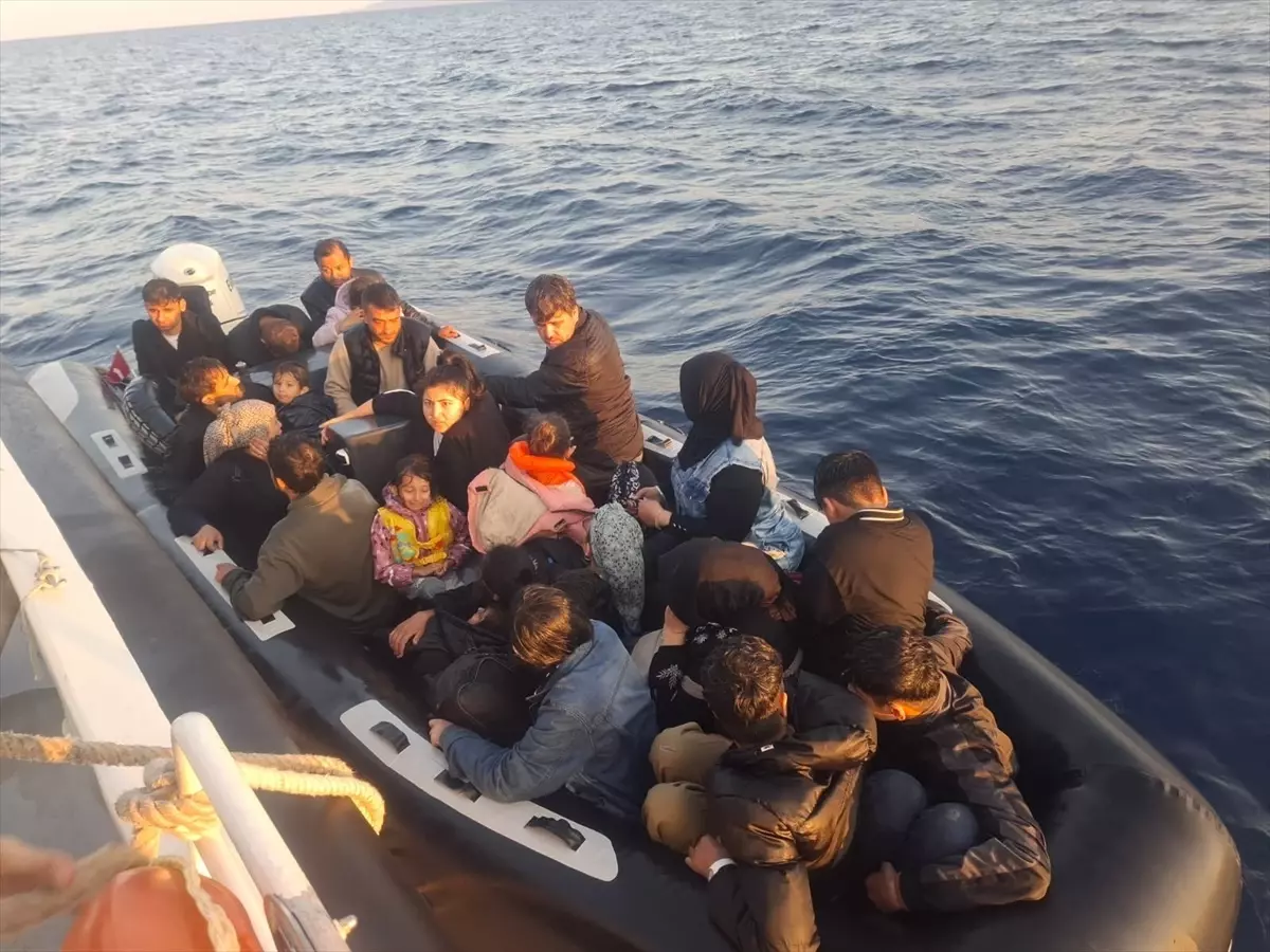 Çanakkale'de 37 Düzensiz Göçmen Yakalandı
