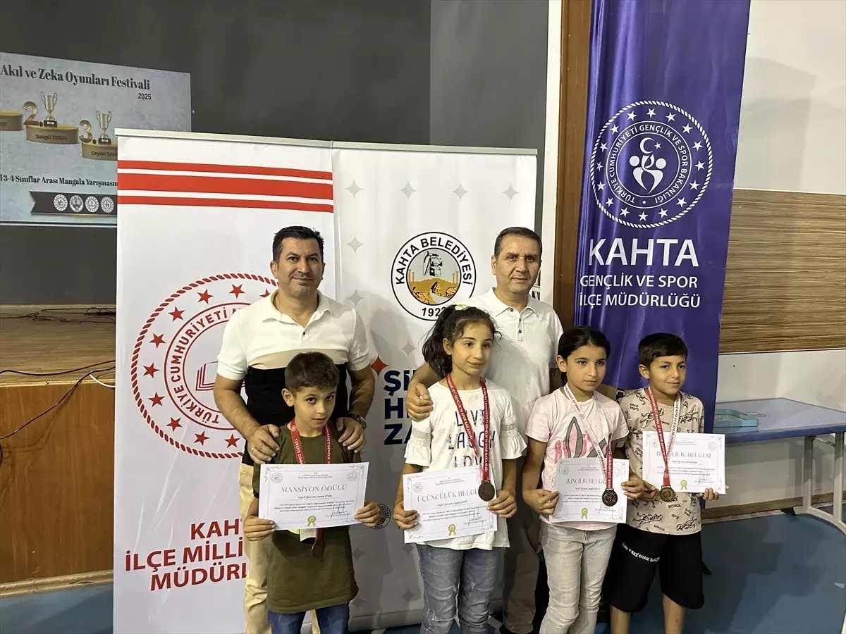 Kahta'da Zeka Oyunları Turnuvası Sonuçlandı