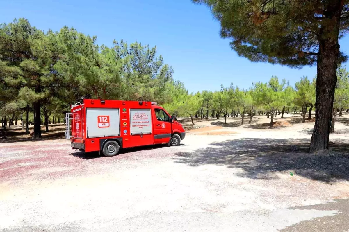 Gaziantep'te Yangın Riskiyle Mücadele İçin Termal Drone Sistemi