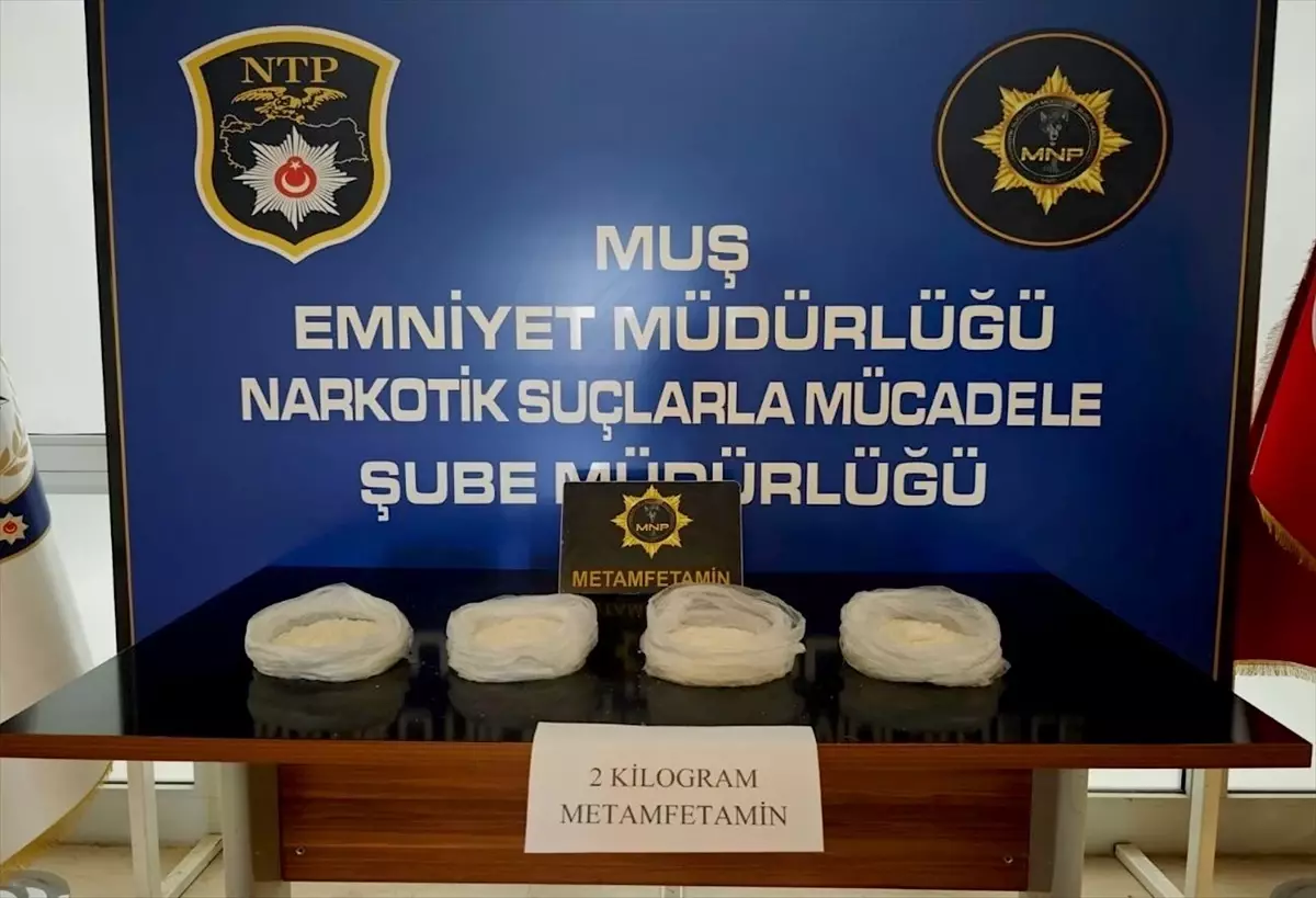 Muş'ta Uyuşturucu Operasyonu: 2 Gözaltı