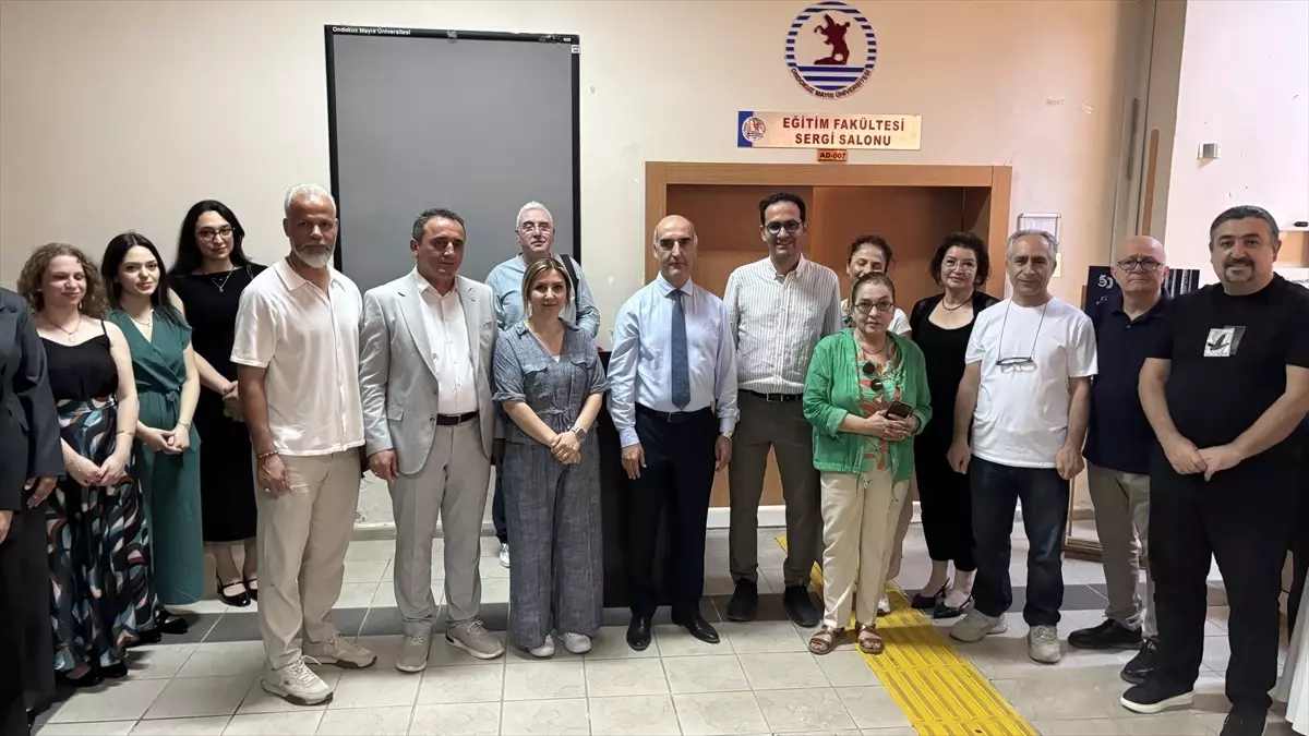 OMÜ'de Mezuniyet Sergisi Açıldı
