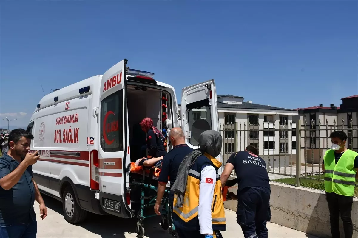 Vezirköprü'de Yangın Eğitimi ve Tatbikat Gerçekleştirildi