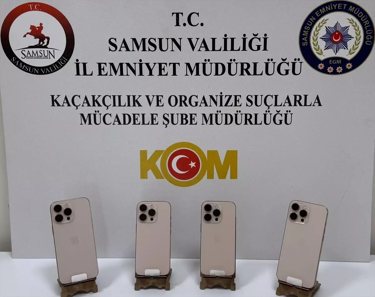 Samsun'da Kaçakçılık Operasyonu