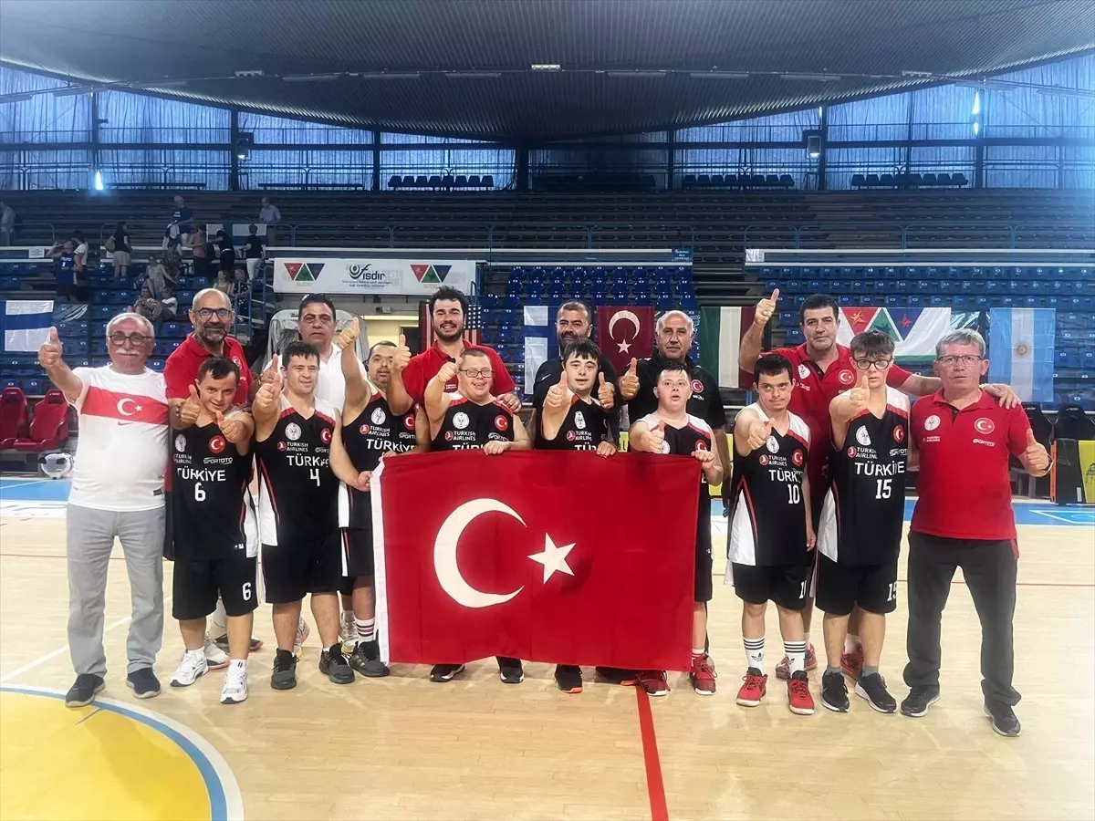 Down Sendromlular Basketbol Takımı Avrupa İkincisi