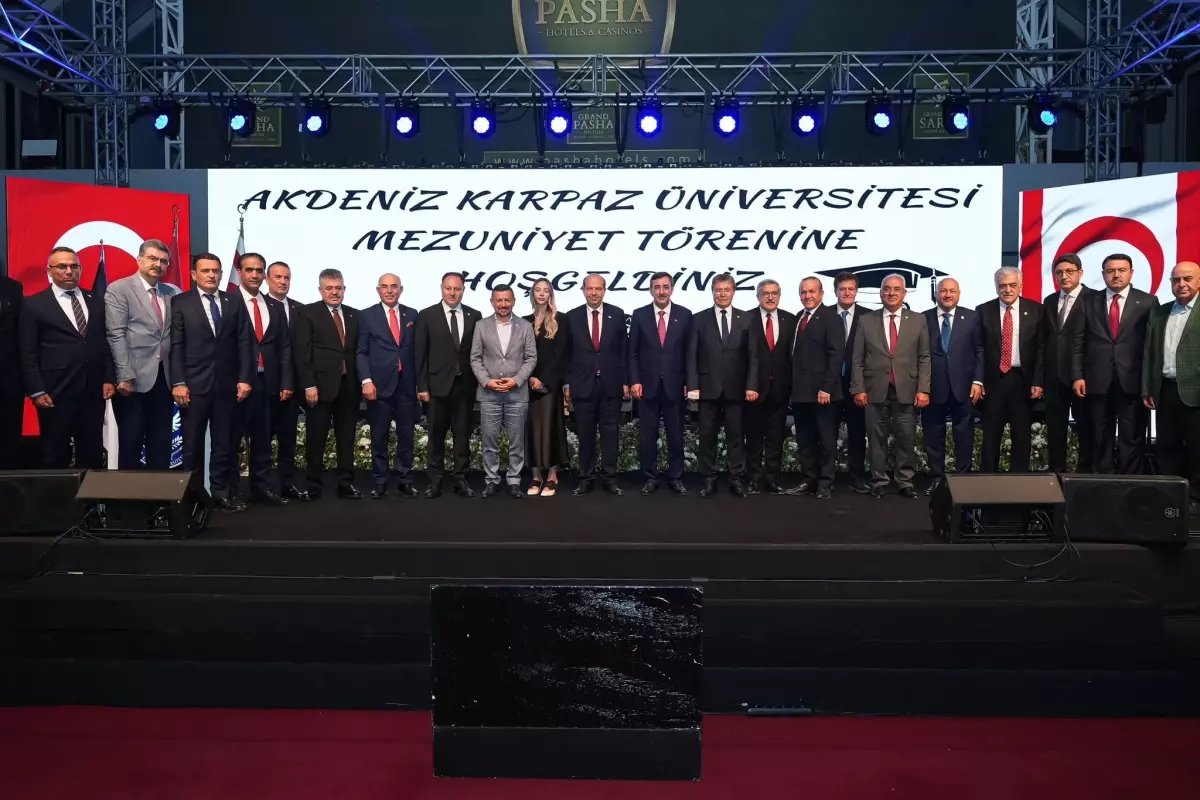 Cevdet Yılmaz KKTC Mezuniyet Töreninde