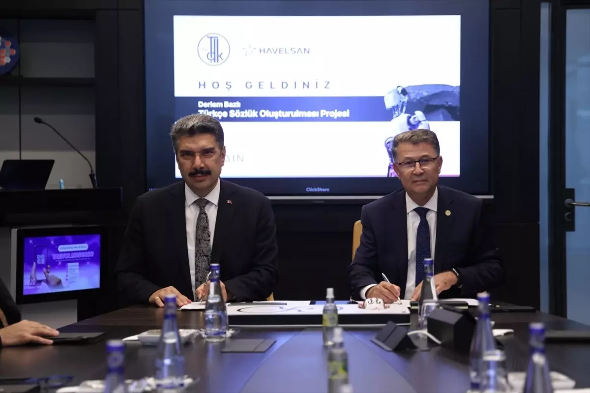 HAVELSAN ve TDK'dan Türkçe için Dijital Proje