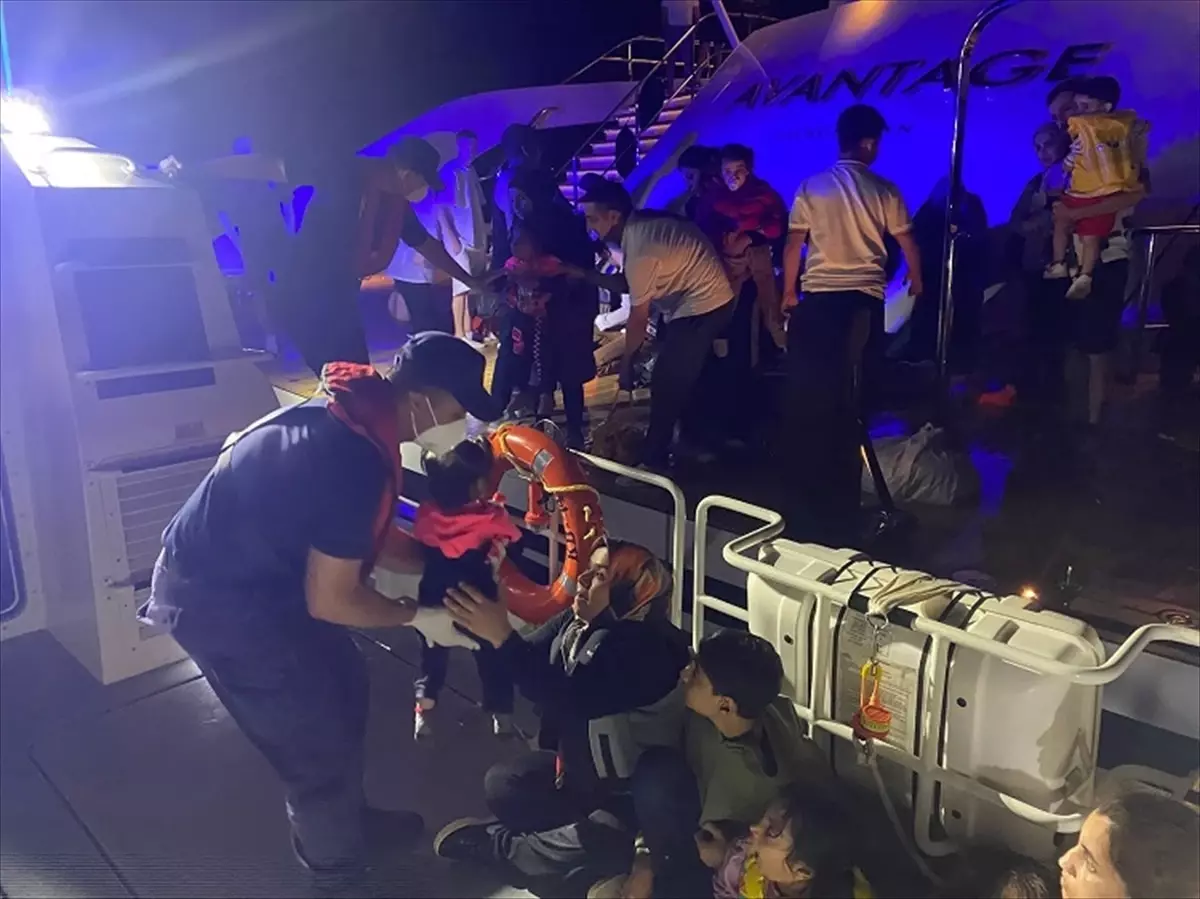 Fethiye'de 31 Düzensiz Göçmen Kurtarıldı