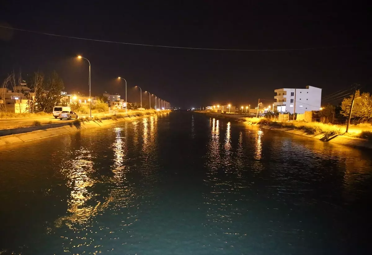Yüreğir'de Kardeşler Kanalda Suda Çırpındı