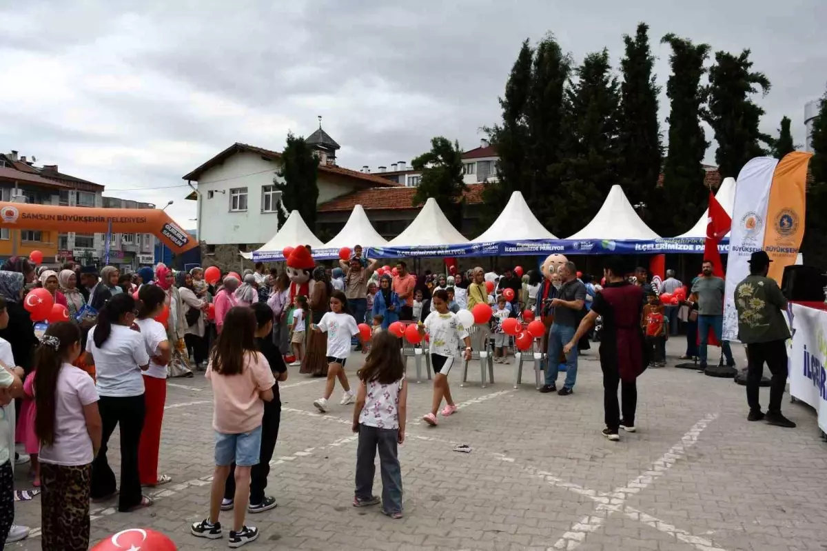 Vezirköprü'de Çocuklar İçin Unutulmaz Şenlik