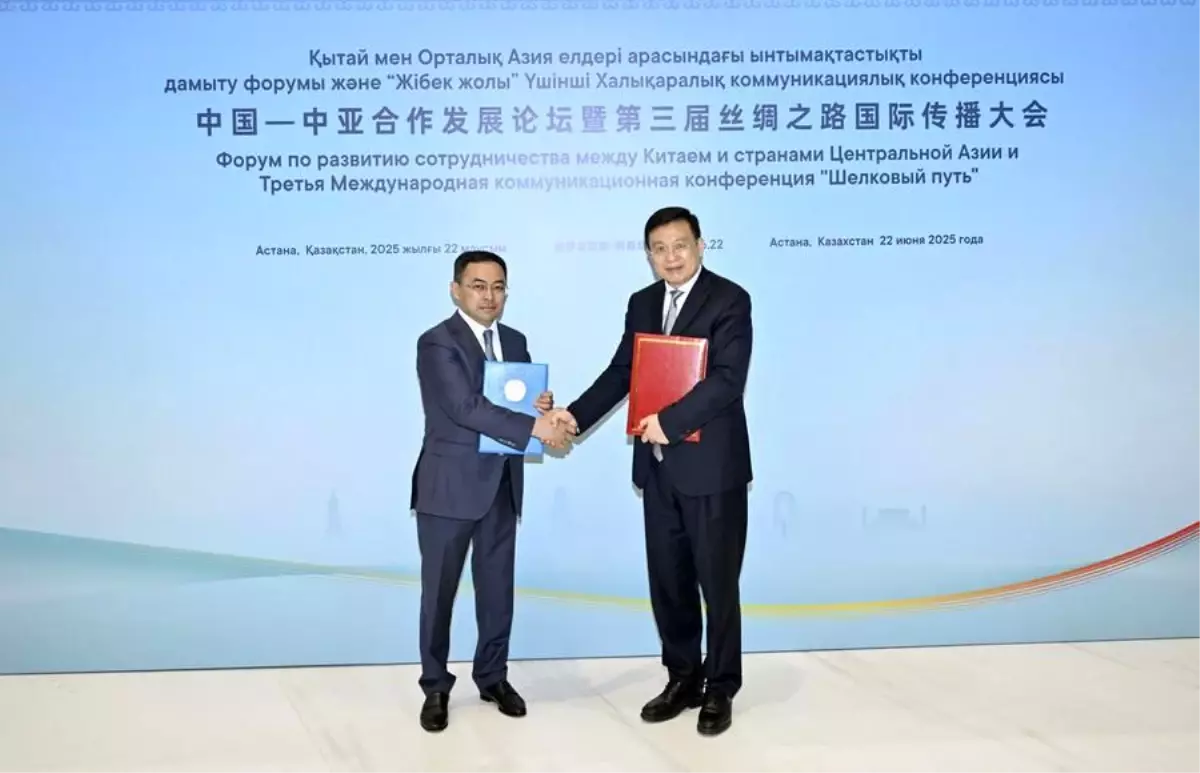 Xinhua ve Kazakistan'dan İşbirliği Anlaşması