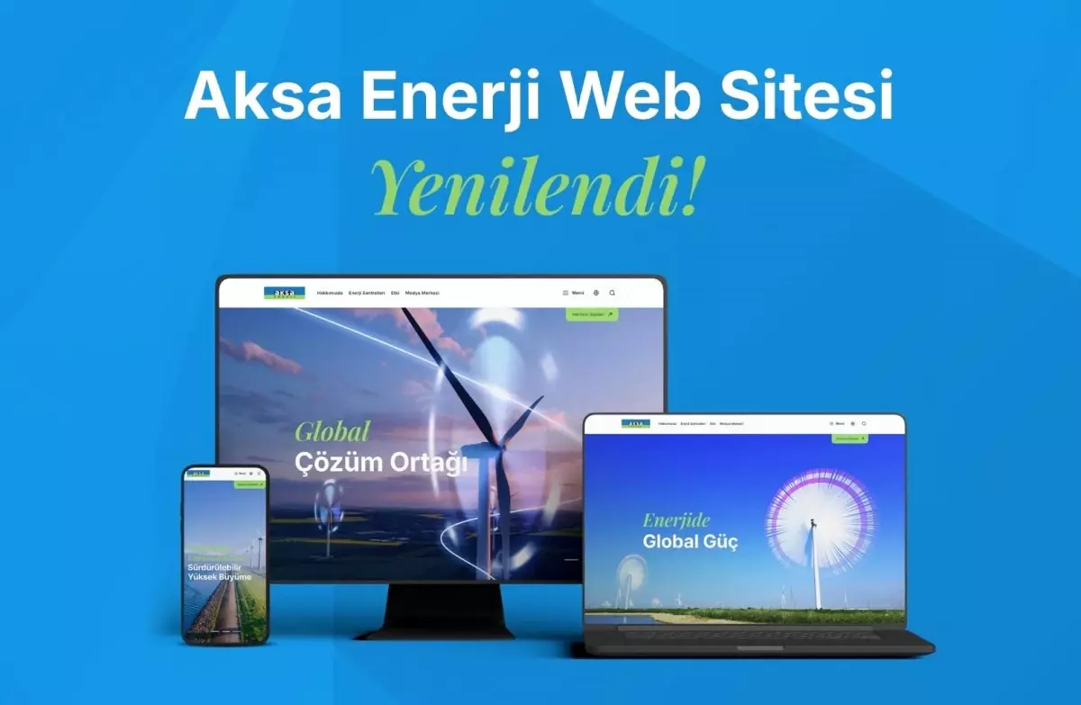 Aksa Enerji Yeni Web Sitesini Tanıttı