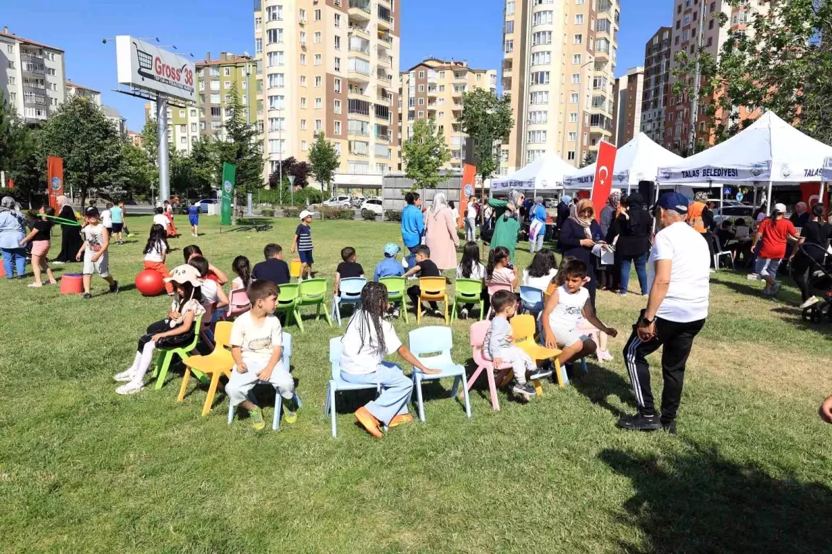 Talas Belediyesi'nden Çocuklar İçin Neşeli Şenlik