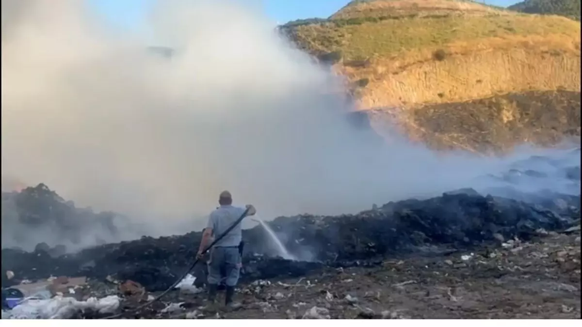 Alaşehir'de Gaz Patlamasıyla Yangın Çıktı