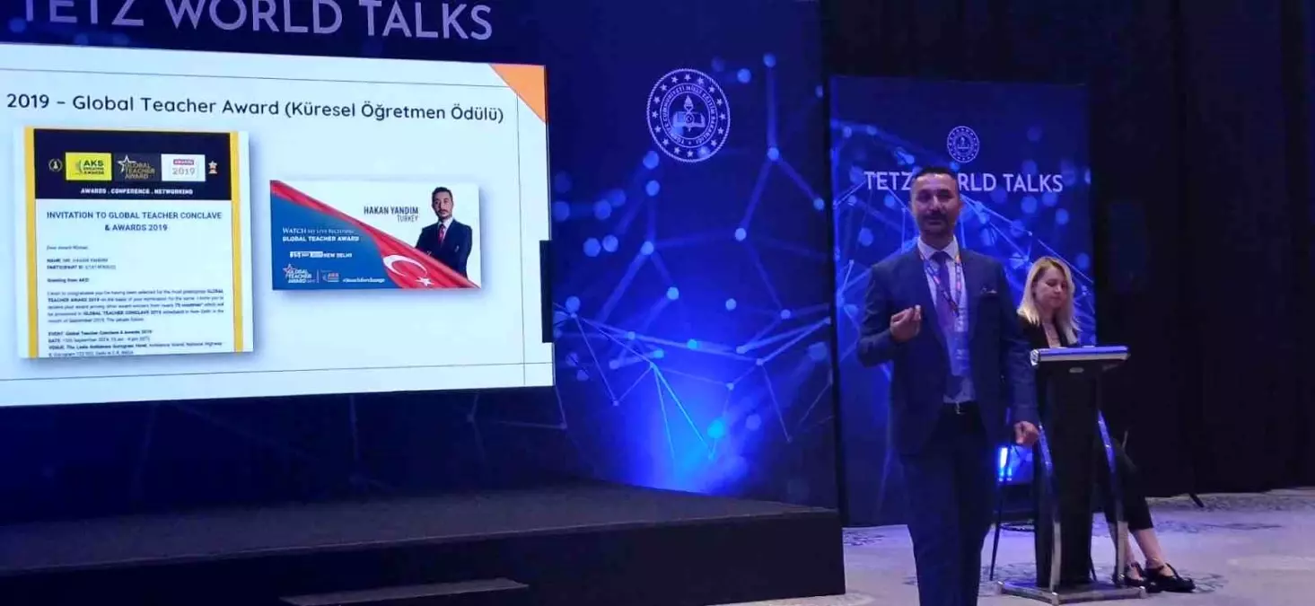 Bozüyük Halk Eğitimi Merkezi Öğretmeni Hakan Yandım, Türkiye Eğitim Teknolojileri Zirvesi'nde Sunum Yaptı