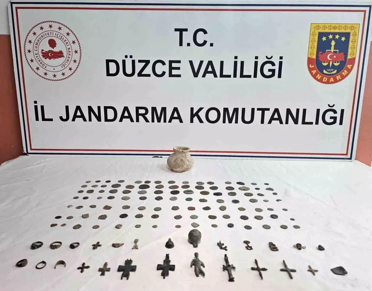 Düzce'de Tarihi Eser Operasyonu