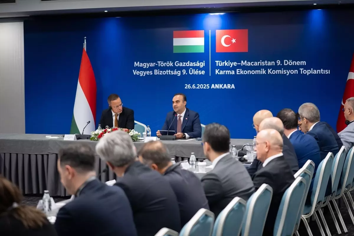Türkiye-Macaristan 9. Dönem Karma Ekonomik Komisyonu Toplantısı gerçekleştirildi