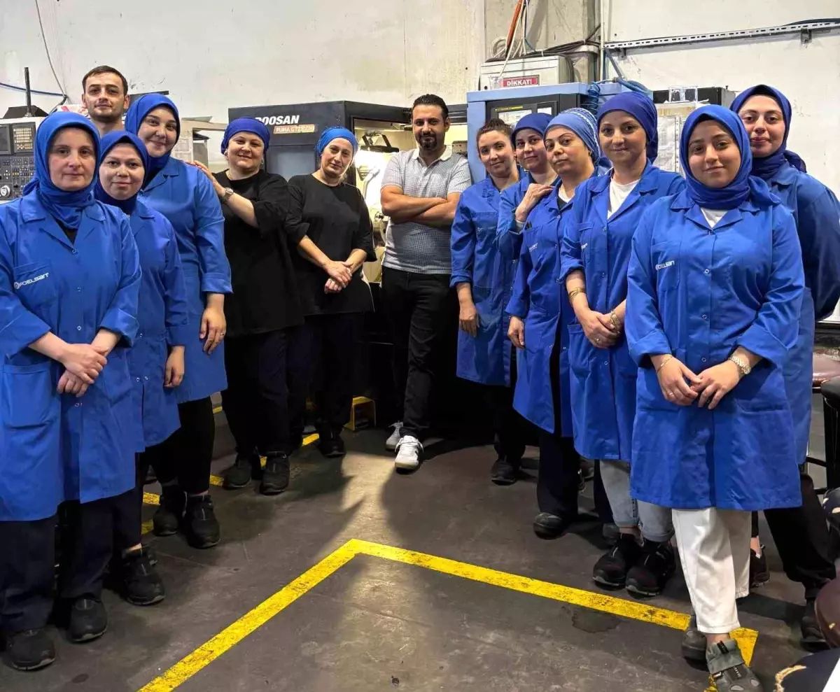Samsun'da Kadınlar için CNC Torna Operatörlüğü Eğitimi Düzenlendi