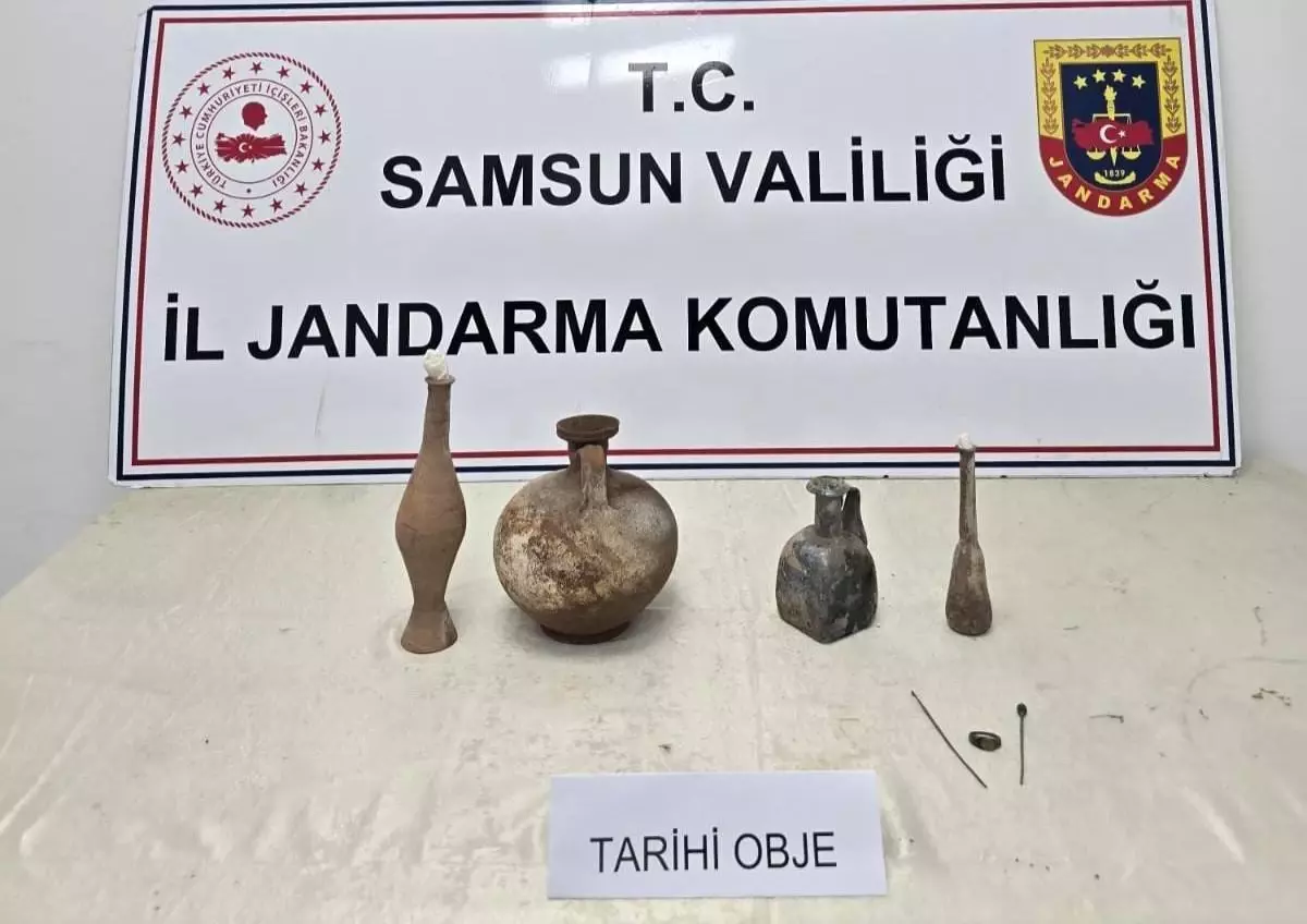 Samsun'da Tarihi Eser Kaçakçıları Yakalandı