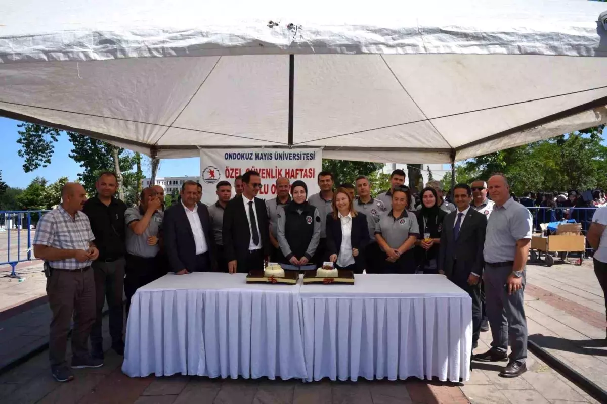 OMÜ'de Özel Güvenlik Haftası Kutlandı