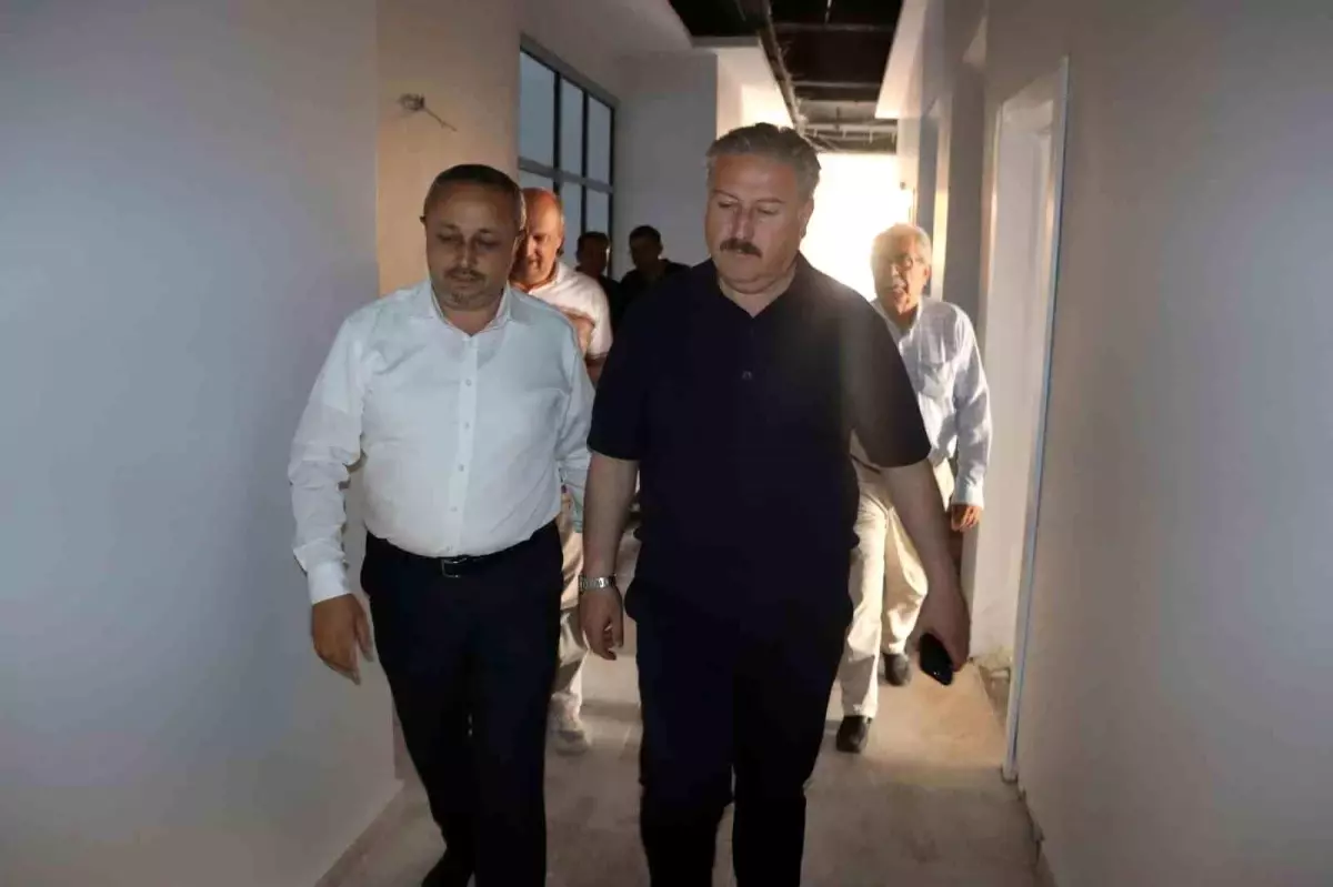 İhlas Vakfı Yurdu'nda İncelemelerde Bulunan Başkan Palancıoğlu, Çalışmaların Son Aşamada Olduğunu Belirtti