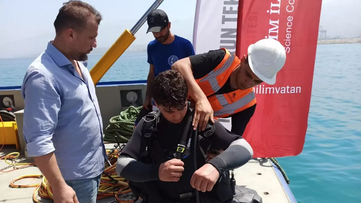 İskenderun'da Sanayi Dalgıçlığı Eğitimi