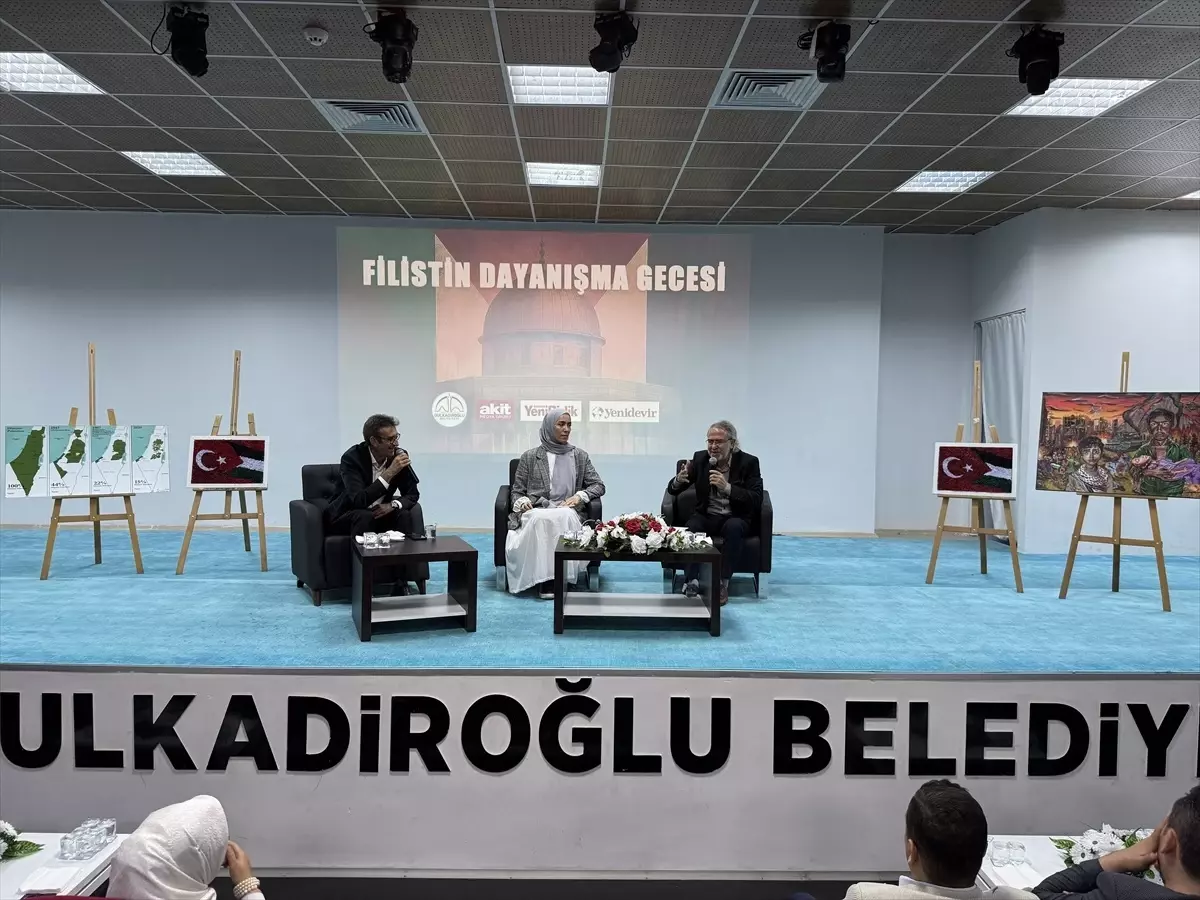 Kahramanmaraş'ta Filistin Dayanışma Gecesi