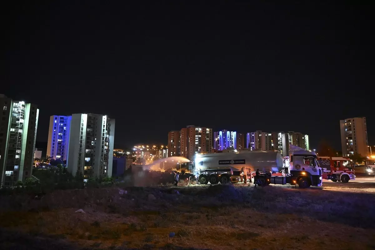 Keçiören'de Orman Yangını Kontrol Altına Alındı