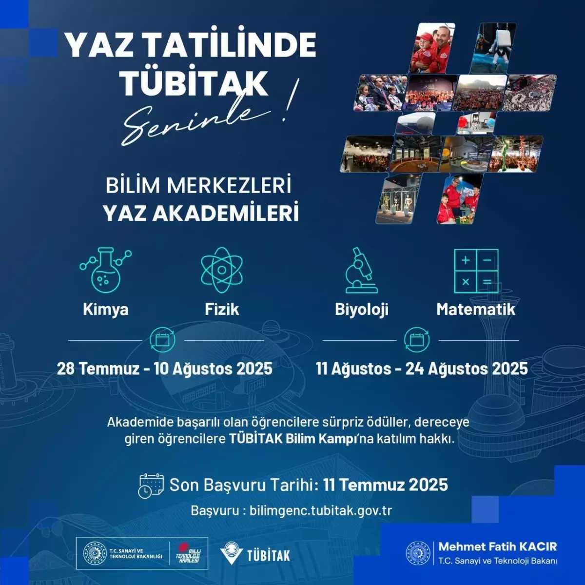 Gençler Yaz Tatilinde Bilimle Buluşuyor