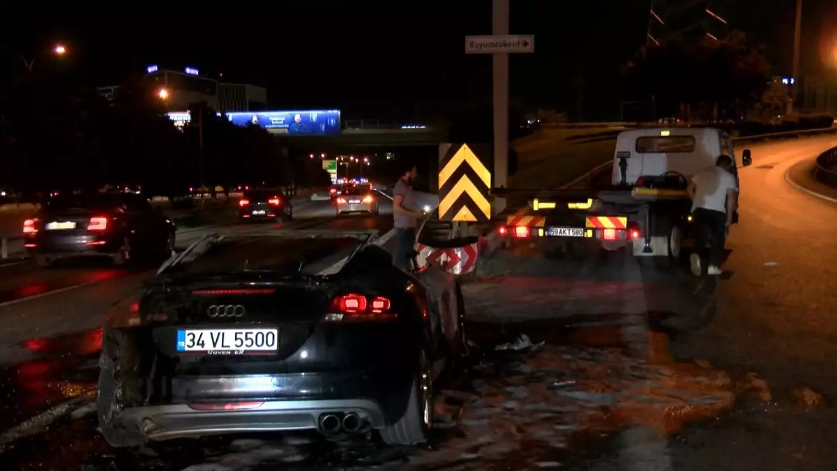 Bahçelievler'de Otomobil Yangını