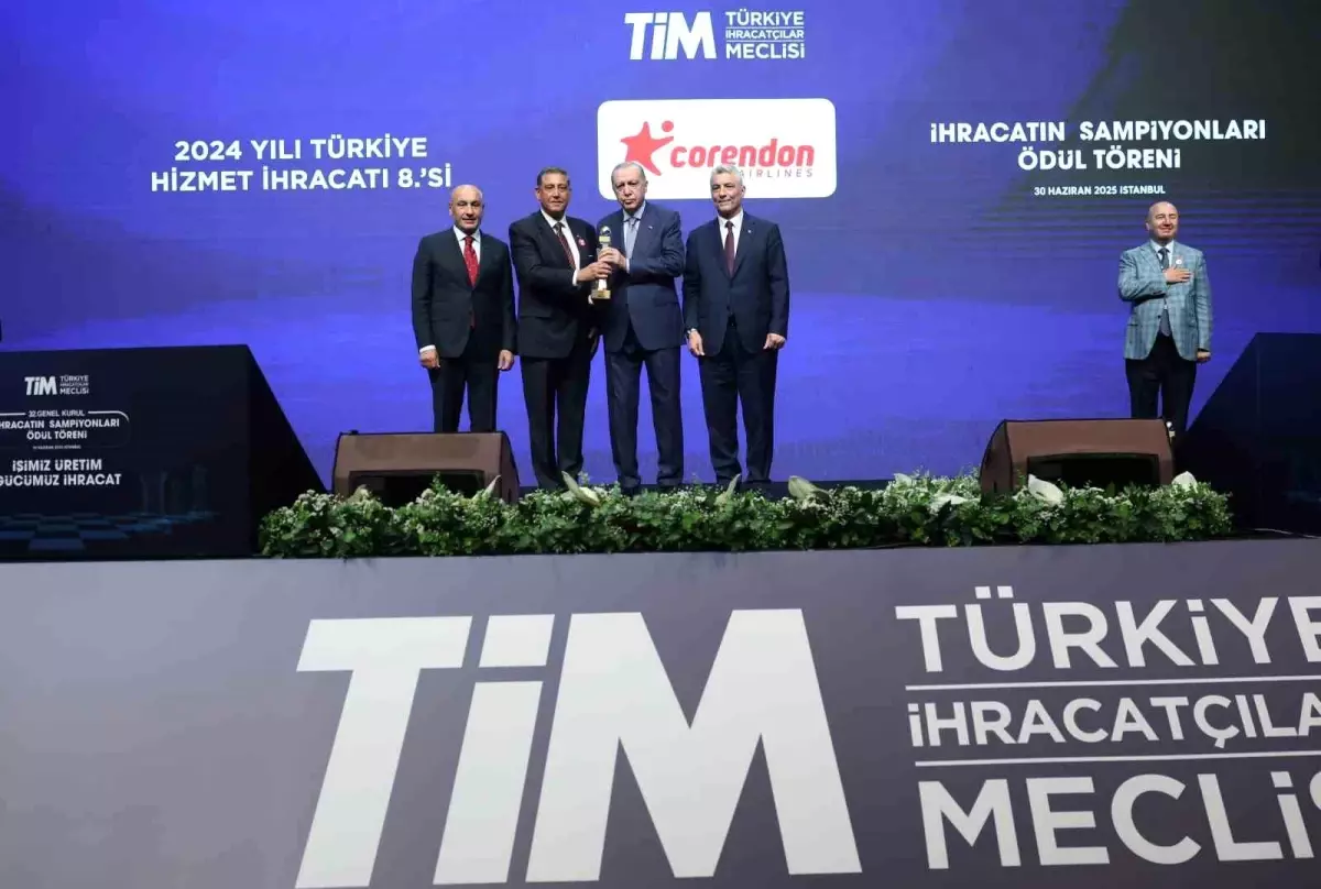 Corendon Airlines İhracatçıların Zirvesinde