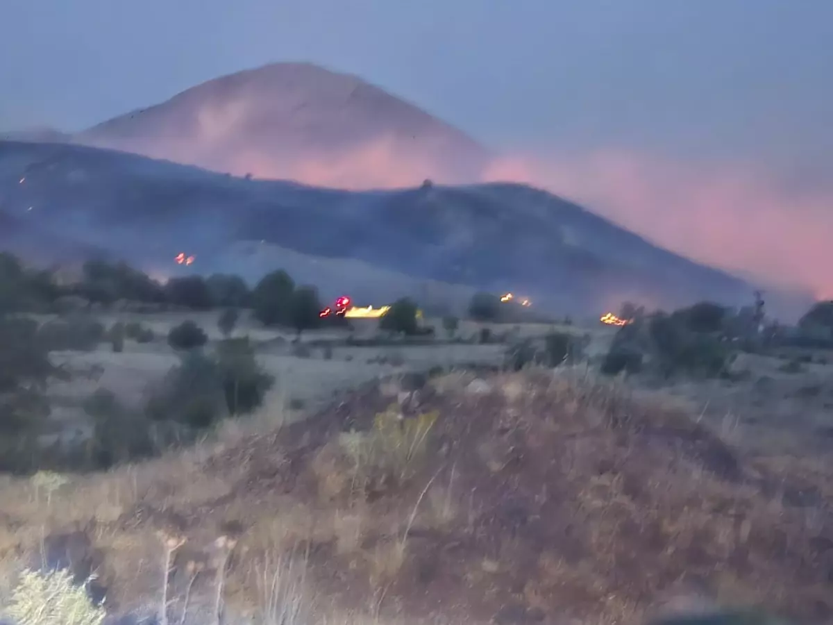 Elazığ'da Otluk Alanda Yangın Kontrol Altına Alındı