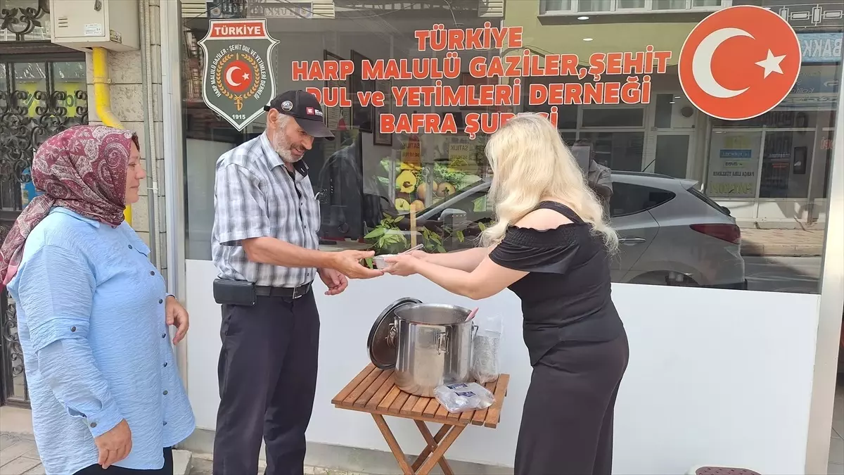Samsun'da şehit aileleri ve gaziler için aşure etkinliği