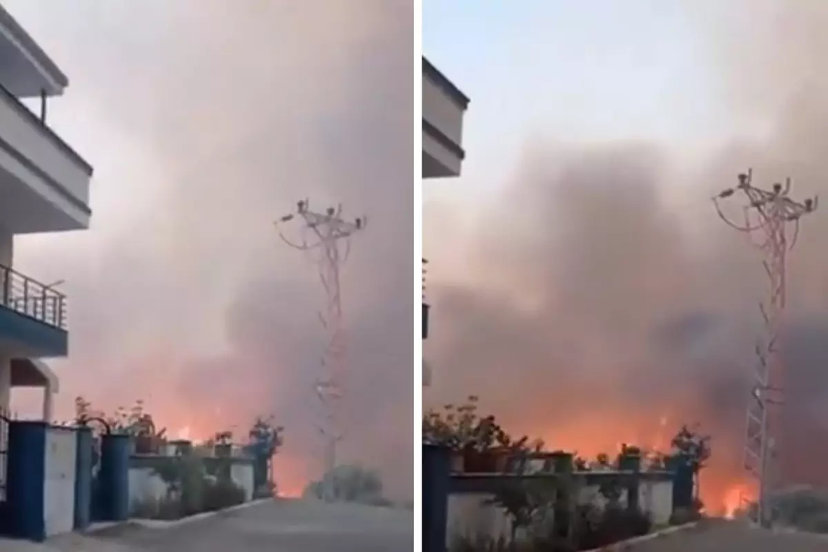 İzmir'de ev alevlerin arasında kaldı! İşte o anlar