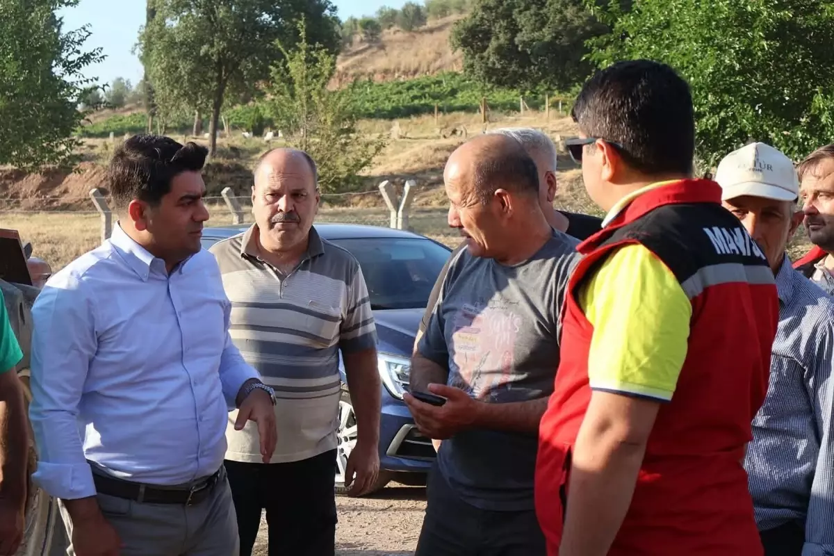 Ahmetli'de Orman Yangını