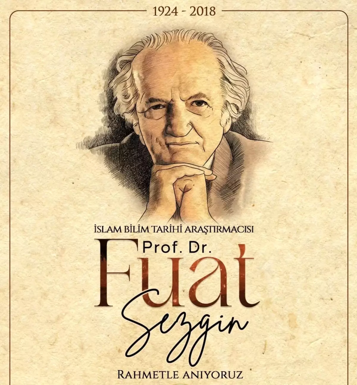 Prof. Dr. Fuat Sezgin Anıldı
