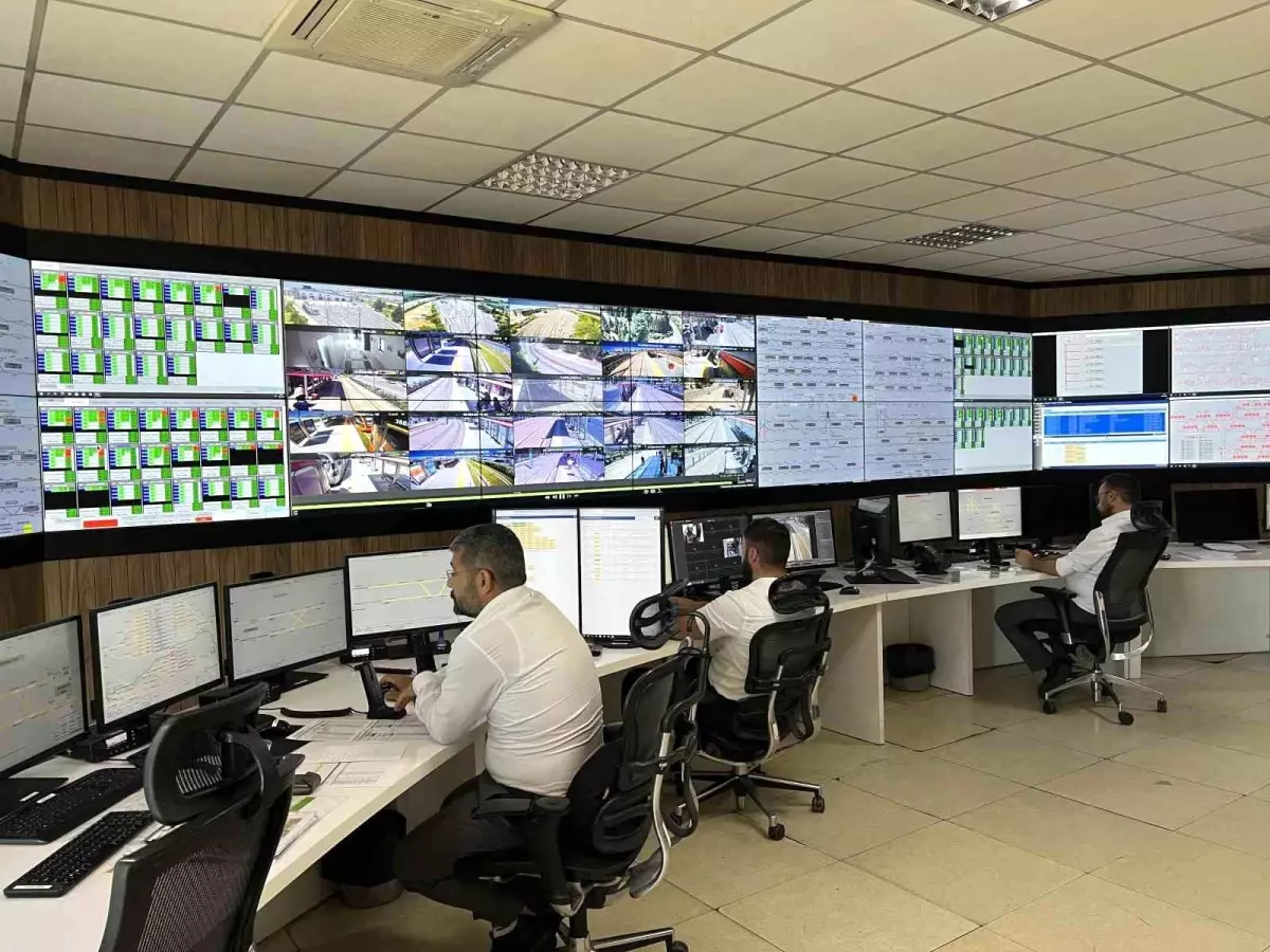Kayseri'de Raylı Sistem Kontrol Merkezi ile Ulaşımda Yenilik