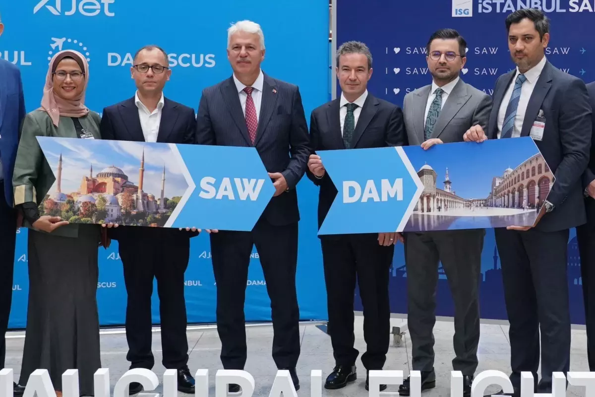 AJet, İstanbul'dan Şam'a Uçuşlara Başladı