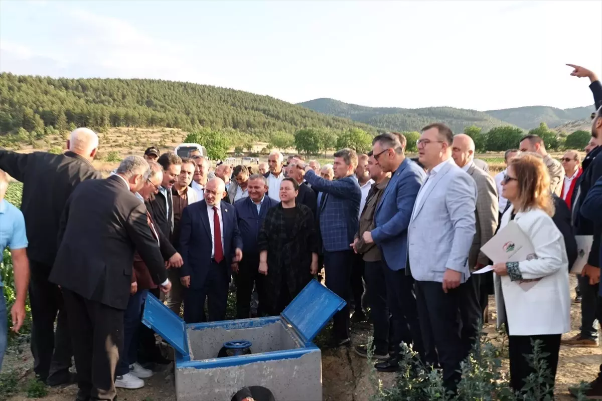Gümüşhacıköy’de Sulama Tesisi Açıldı