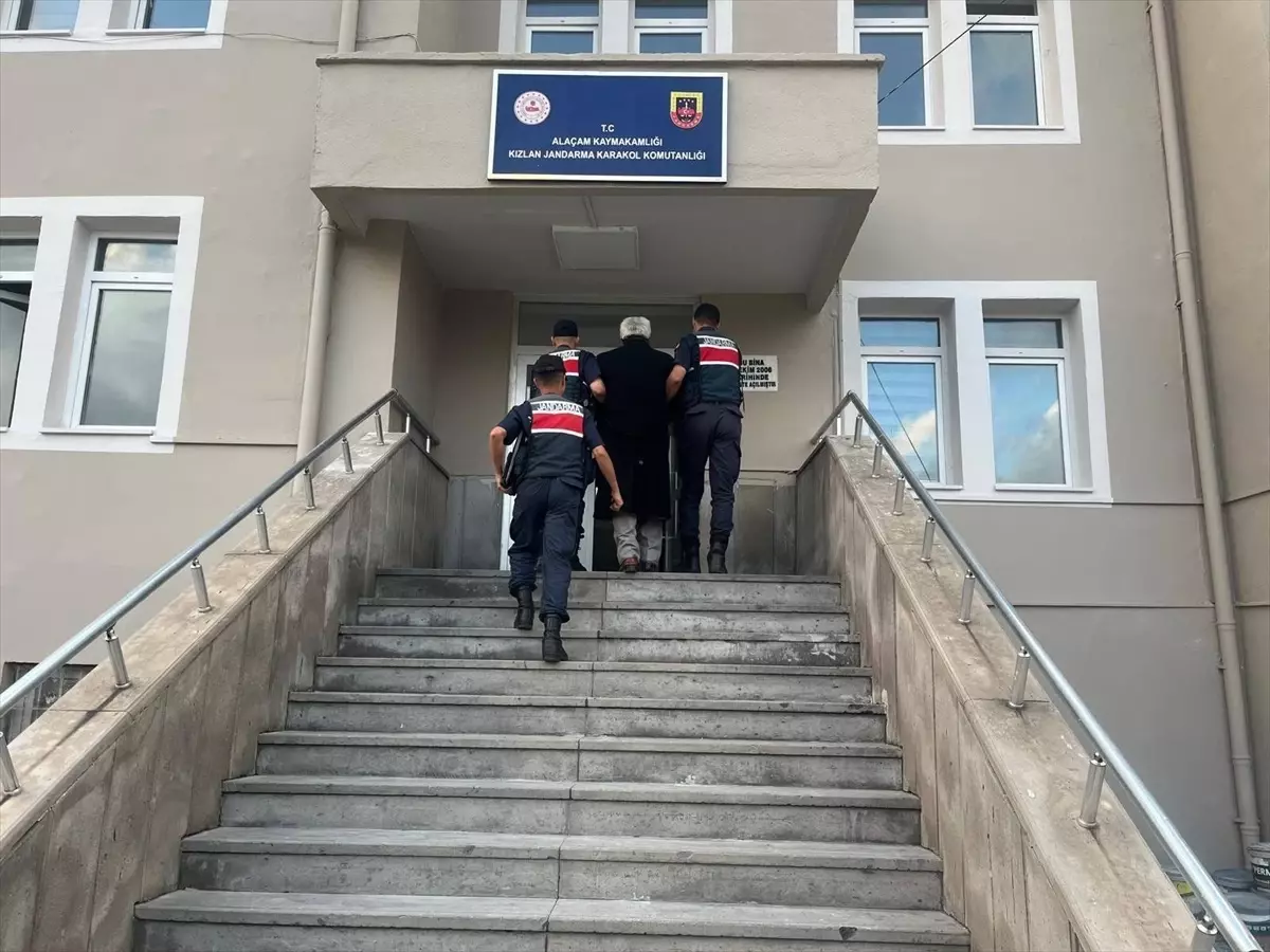 Firari Hükümlü Alaçam'da Yakalandı