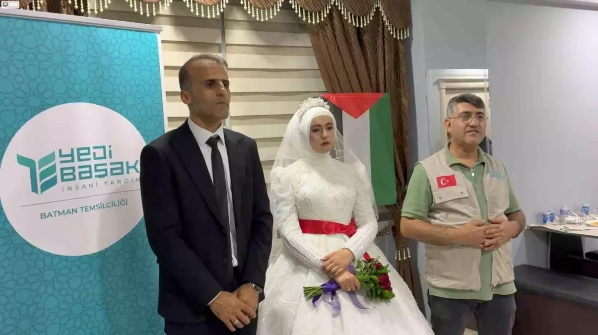 Batmanlı Çiftin Anlamlı Düğün Bağışı