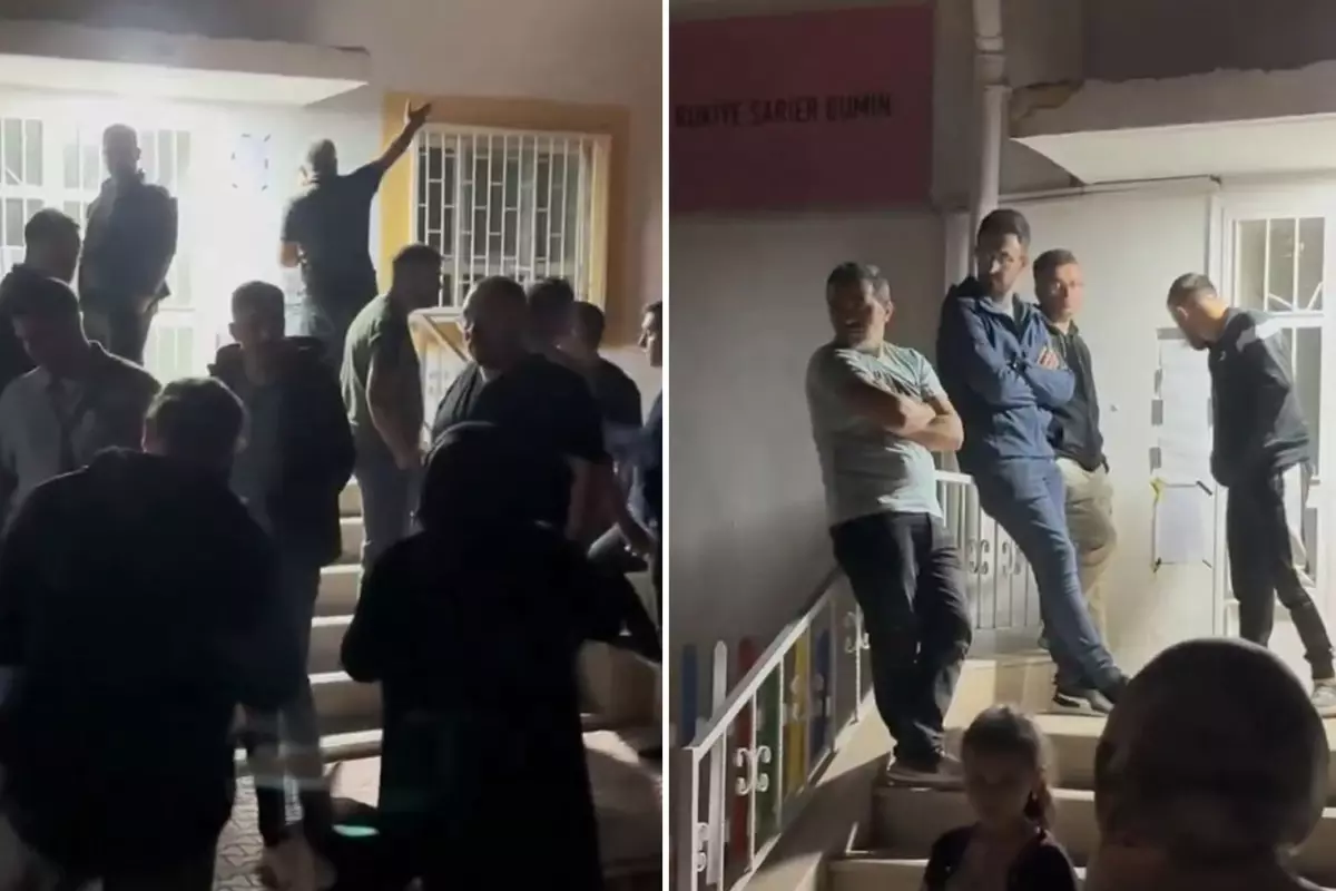 Görüntü Türkiye'den! Çocukları için geceden sıraya girdiler