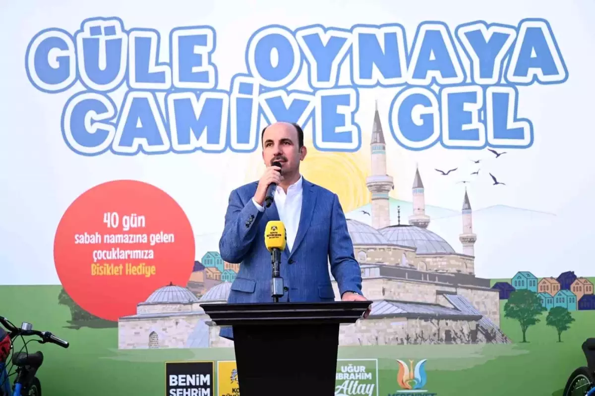 Konya'da 'Güle Oynaya Camiye Gel' Projesi Başladı