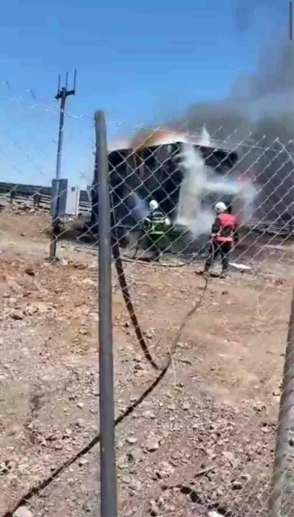 Viranşehir'de Trafo Yangını