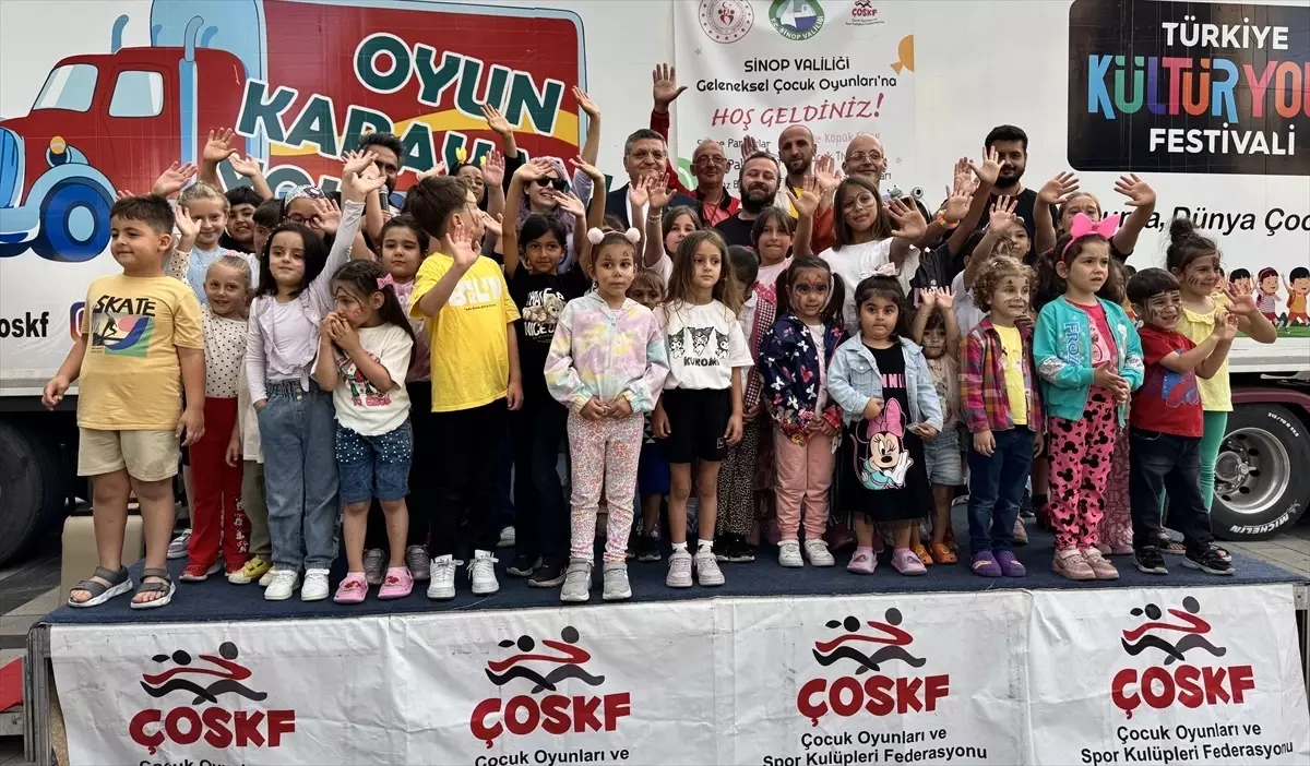 Sinop'ta Çocuk Oyunları Şenliği