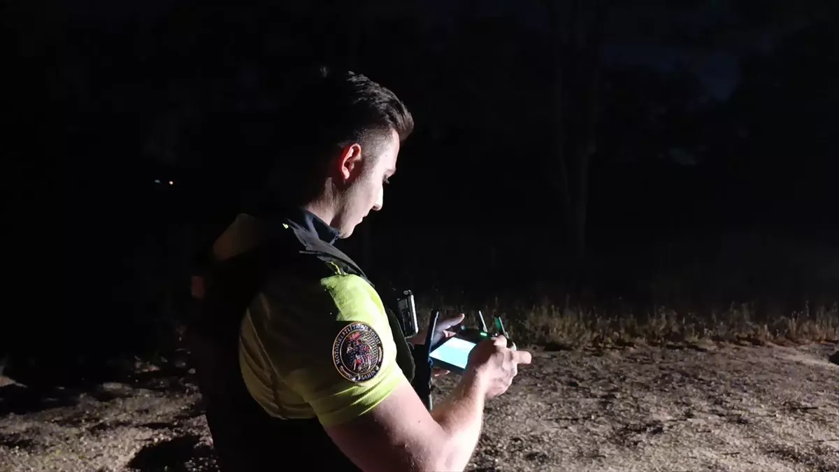 Çerkezköy'de Drone Destekli Orman Denetimi
