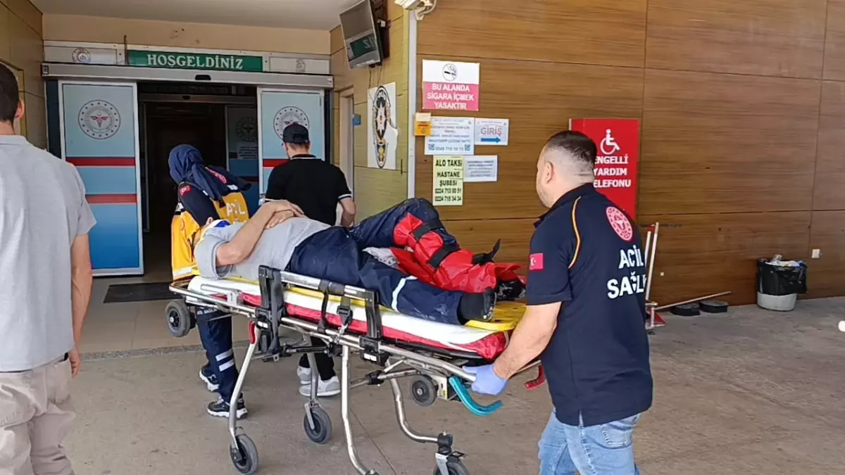 İnegöl'de İş Kazası: Bacak Kırıldı
