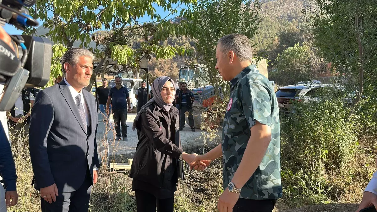 Bilecik'teki Yangından Hasar Tespiti ve Yardım