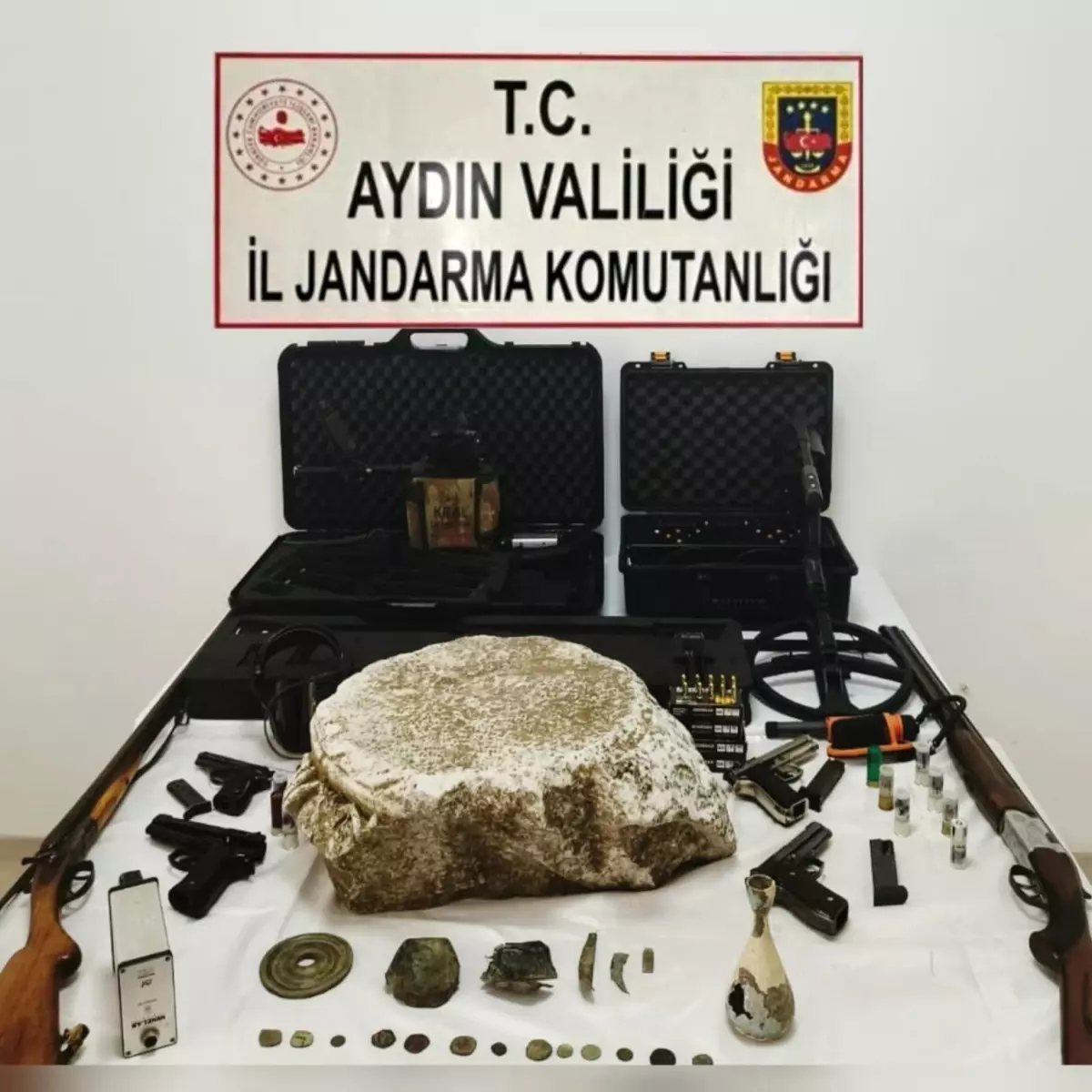 Aydın'da Kaçak Kazı Operasyonu
