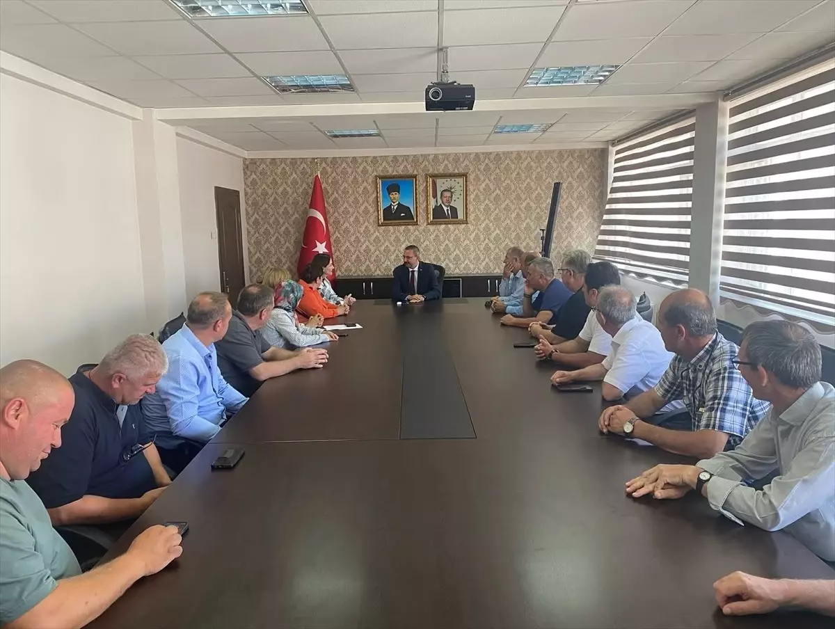 Yeni Kaymakam Özderin'e Ziyaretler Devam Ediyor