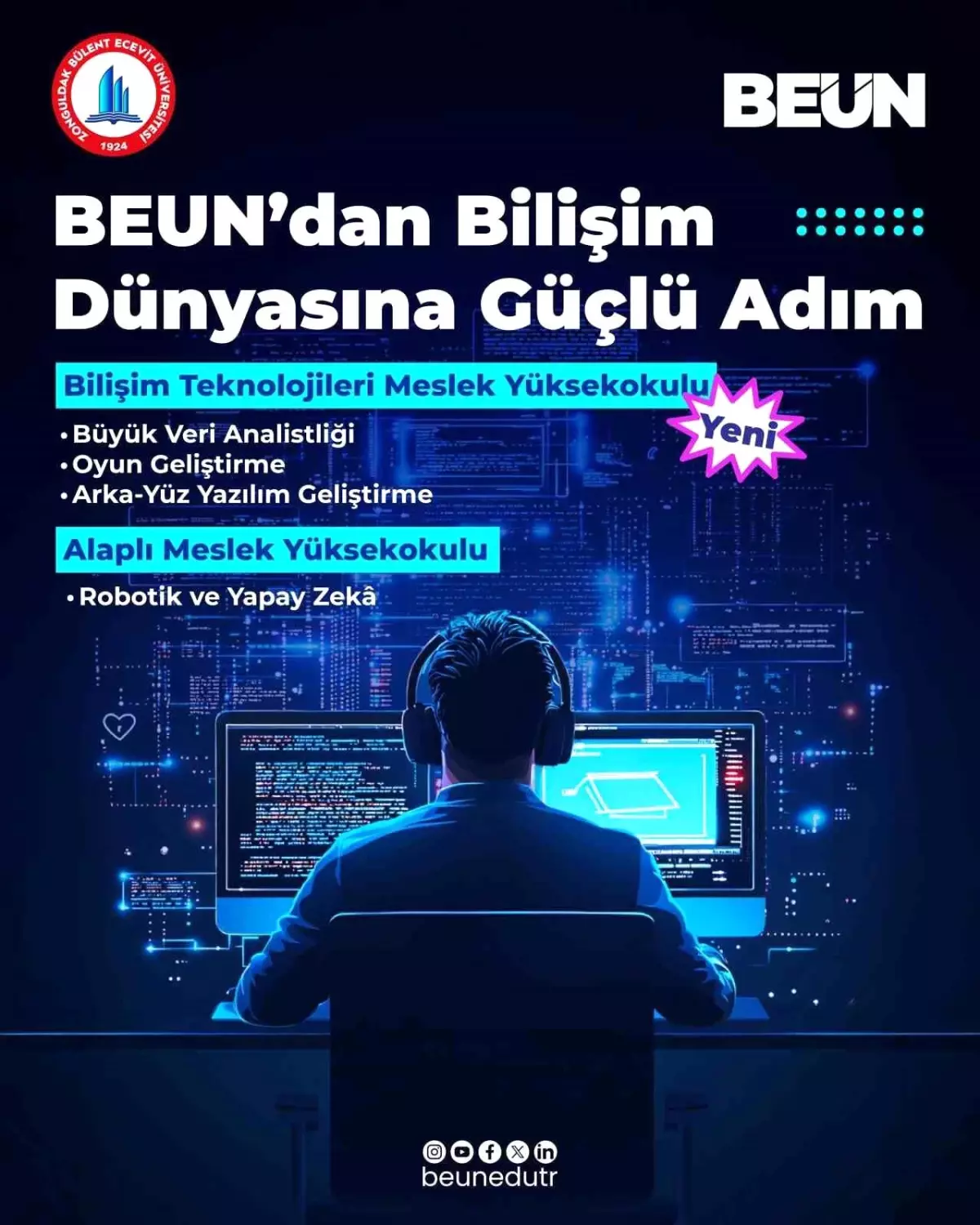 BEUN'dan Yeni Bilişim Programları